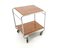Walnut and Nickel-Plated Metal Serving Cart from Cova, 1940s, Image 2