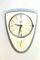 Ceramic Wall Clock with Egg Timer from Junghans, 1950s 2