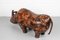 Vintage Rhino Leather Footrest by Dimitri Omersa, 1960s 6
