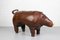 Vintage Leather Pig Ottoman by Dimitri Omersa, 1960s 5