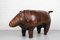 Vintage Leather Pig Ottoman by Dimitri Omersa, 1960s, Image 2