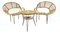 Vintage Bamboo Table & 2 Chairs Set by Janine Abraham & Dirk Jan Rol, 1970s 1