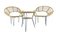 Mesa vintage de bambú y 2 sillas de Janine Abraham & Dirk Jan Rol, años 70, Imagen 4