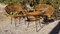 Tavolo vintage in bambù con due sedie di Janine Abraham e Dirk Jan Rol, anni '70, Immagine 7