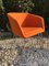 Orange Lounge Chairs, 1970s, Set of 2 2