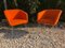 Orange Lounge Chairs, 1970s, Set of 2, Image 1