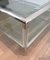 Square Chrome and Acrylic Glass Coffee Table, 1970s, Image 3