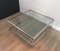 Square Chrome and Acrylic Glass Coffee Table, 1970s, Image 8