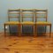 Danish Teak Chairs, Set of 3 1