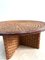 Coffee Table with Stools in Woven Rope, 1960s, Set of 5, Image 7