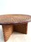 Tavolino da caffè con sgabelli in corda intrecciata, anni '60, set di 5, Immagine 7