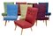 Scandinavian Modern Lounge Chairs, 1970s, Set of 8 1