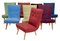 Scandinavian Modern Lounge Chairs, 1970s, Set of 8, Image 1