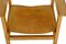 Scandinavian Modern Oak & Leather Armchairs, 1960s, Set of 6 5