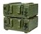Munitionsboxen aus Pinienholz, 1950er, 2er Set 1