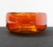 Amber Bubble Glass Bowl from Whitefriars, 1960s 1