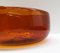 Amber Bubble Glass Bowl from Whitefriars, 1960s 3