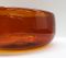 Amber Bubble Glass Bowl from Whitefriars, 1960s, Image 3