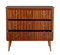 Kleine schwedische Mid-Century Kommode aus Teak, 1960er 2