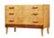 Mid-Century Scandinavian Burr & Birch Chest of Drawers, Image 2