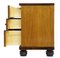Vintage Art Deco Birch Chest of Drawers, Image 3