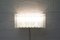 Large Ice Glass Tube Wall Lamp from Doria, 1960s 2