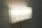 Large Ice Glass Tube Wall Lamp from Doria, 1960s 5