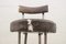 Mid-Century Iron and Cowhide Bar Stools, 1960s, Set of 2 8