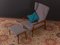 Armchair with Footstool, 1950s 1