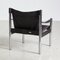 Vintage Safari Chair in Black from Johanson Design, 1960s 3