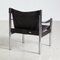 Vintage Safari Stuhl in Schwarz von Johanson Design, 1960er 3