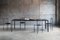 Mittelgroßer TAVOLO Esstisch in Schwarz mit Tischplatte aus Linoleum von Maurizio Peregalli für Zeus 1