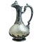 French Sterling & Crystal Aiguière Claret Jug from Veyrat, 1880s, Image 1