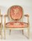 Antique Louis XVI Cameo Backed Armchairs, Set of 2 3