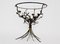 Metal and Glass Flower Bouquet Coffee Table, 1950s 2