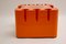Carrito de bar Bacco de fibra de vidrio naranja de Sergio Mazza para Artemide, años 60, Imagen 8