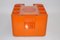 Carrito de bar Bacco de fibra de vidrio naranja de Sergio Mazza para Artemide, años 60, Imagen 3