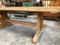 Tavolo vintage in legno di quercia massiccio, Immagine 3