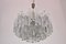 Large Glass Chandelier by J.T. Kalmar for Kalmar Franken KG, 1970s 2