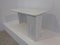 Mesa de comedor de mármol de Carrara vintage blanco de Bigelli Marmi, 1978, Imagen 1