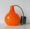 Orange Vintage Deckenlampe von Peill & Putzler 1