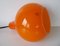 Orange Vintage Deckenlampe von Peill & Putzler 2