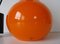 Orange Vintage Deckenlampe von Peill & Putzler 6