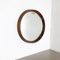 Crystal Glass and Oak Wood Mirror, 1960s 15