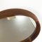 Crystal Glass and Oak Wood Mirror, 1960s 12