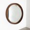 Crystal Glass and Oak Wood Mirror, 1960s 14