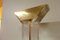 Lámpara de pie de vidrio acrílico, años 80, Imagen 3
