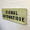 Vintage French Railway Crossing Road Sign 2