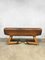 Vintage Leather Gym Horse Bench 1