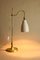 Verstellbare Vintage Tischlampe aus Messing, 1930er 6